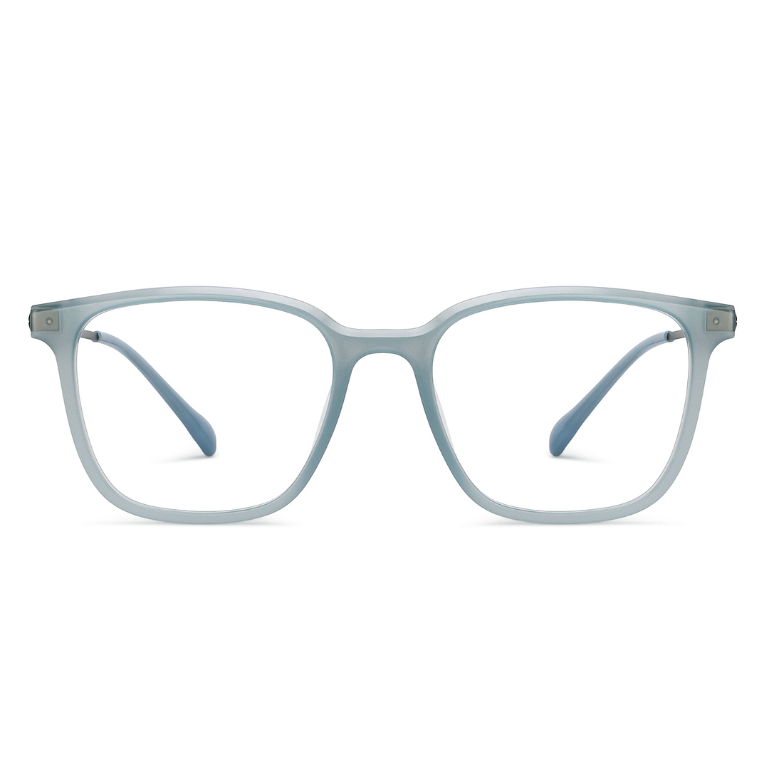 Lenskart Air Online Blue Transparent Full Rim Square left side