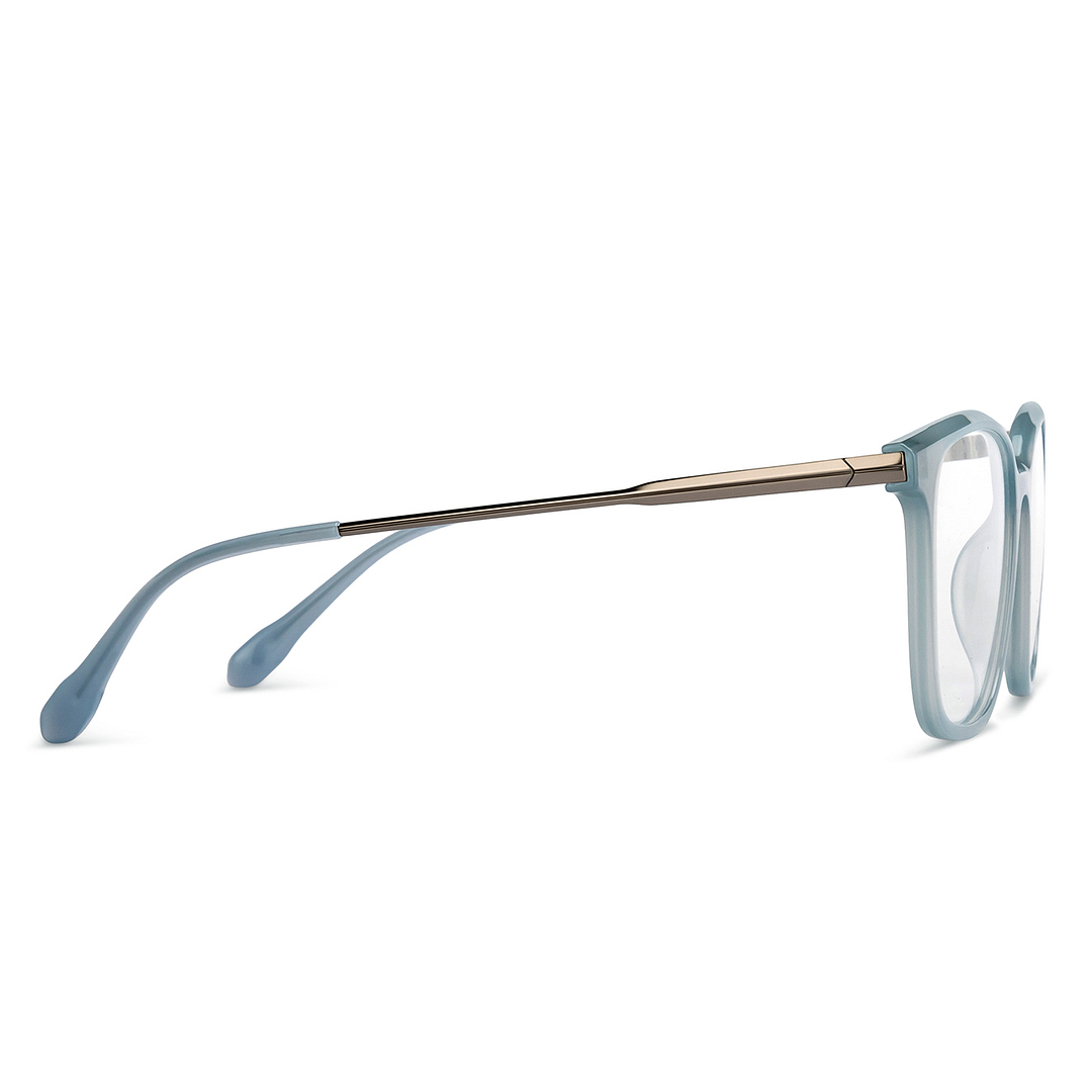 Lenskart Air Online Blue Transparent Full Rim Square left side