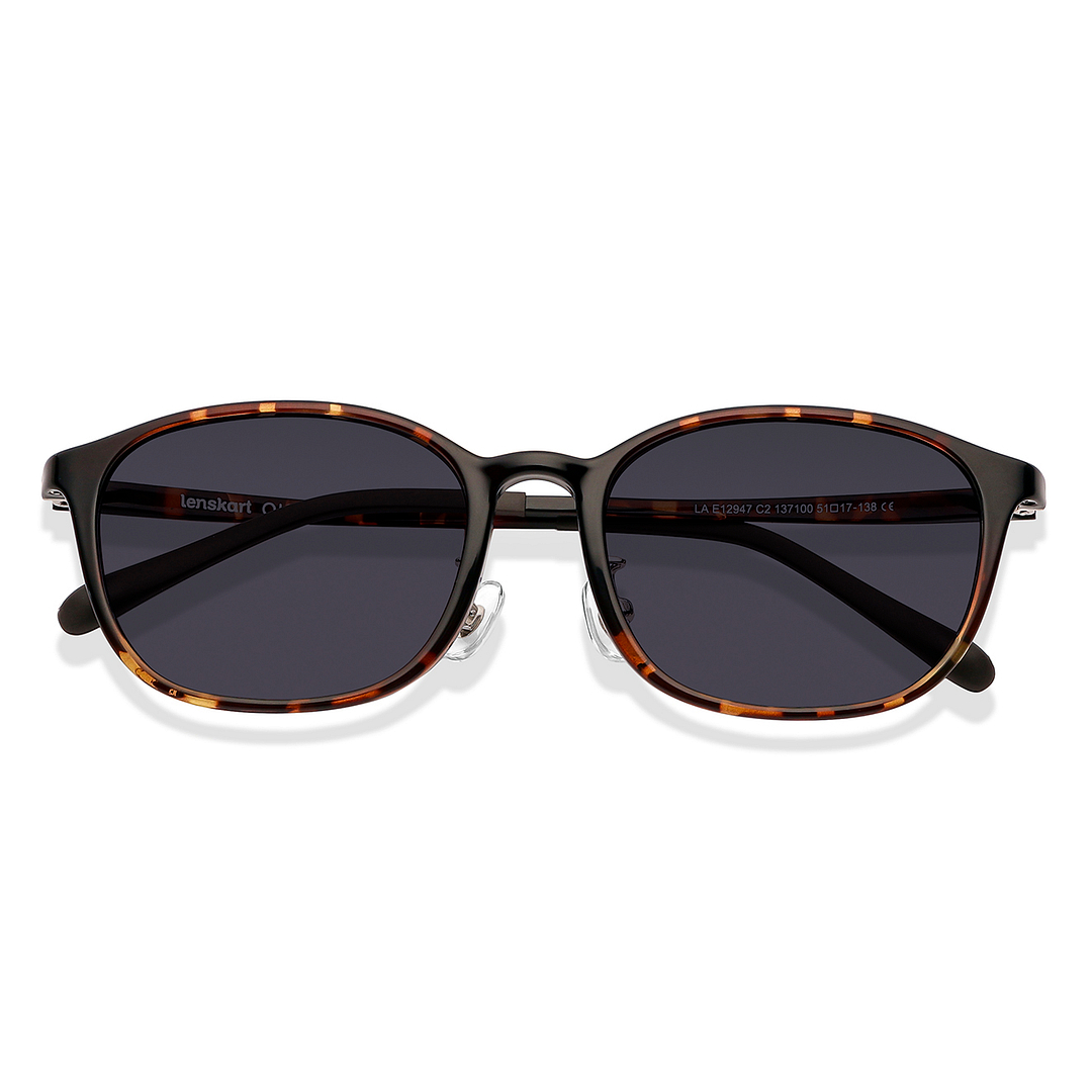 Lenskart Air Tortoise Full Rim Square left side