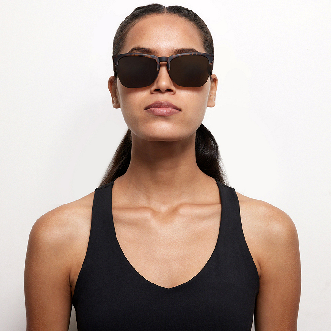 Lenskart Boost Online Demi Half Rim Square left side