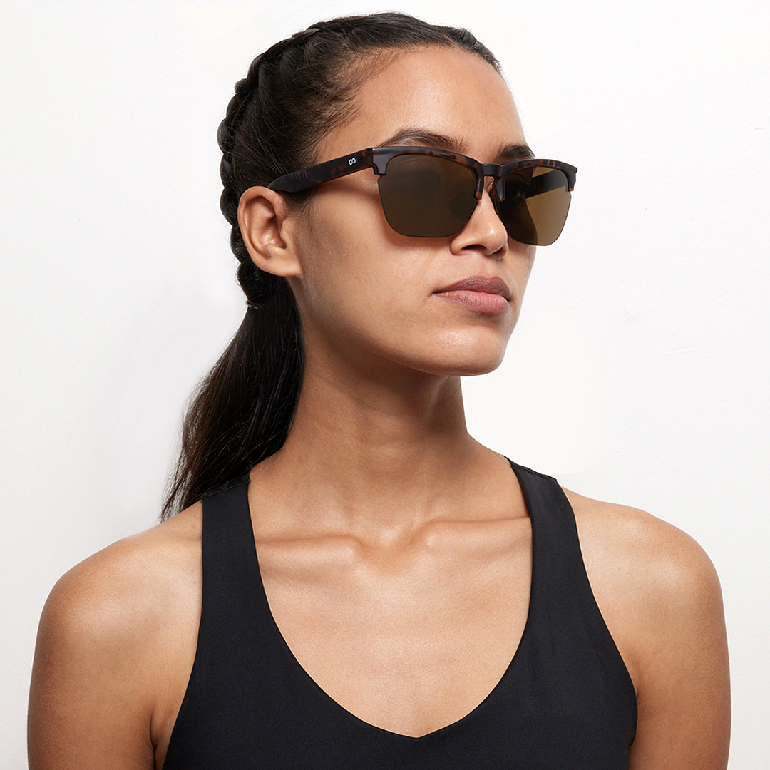 Lenskart Boost Online Demi Half Rim Square right side