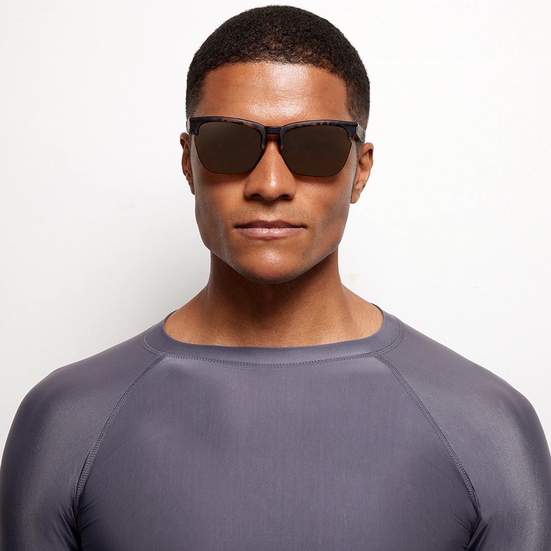 Lenskart Boost Online Demi Half Rim Square left side