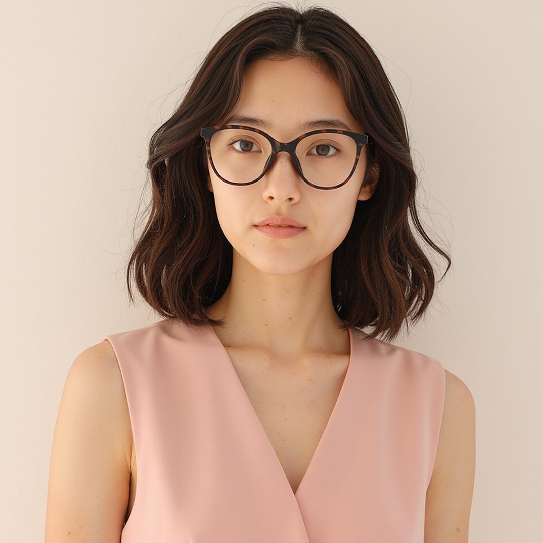 Lenskart Air Tortoise Full Rim Cat Eye right side