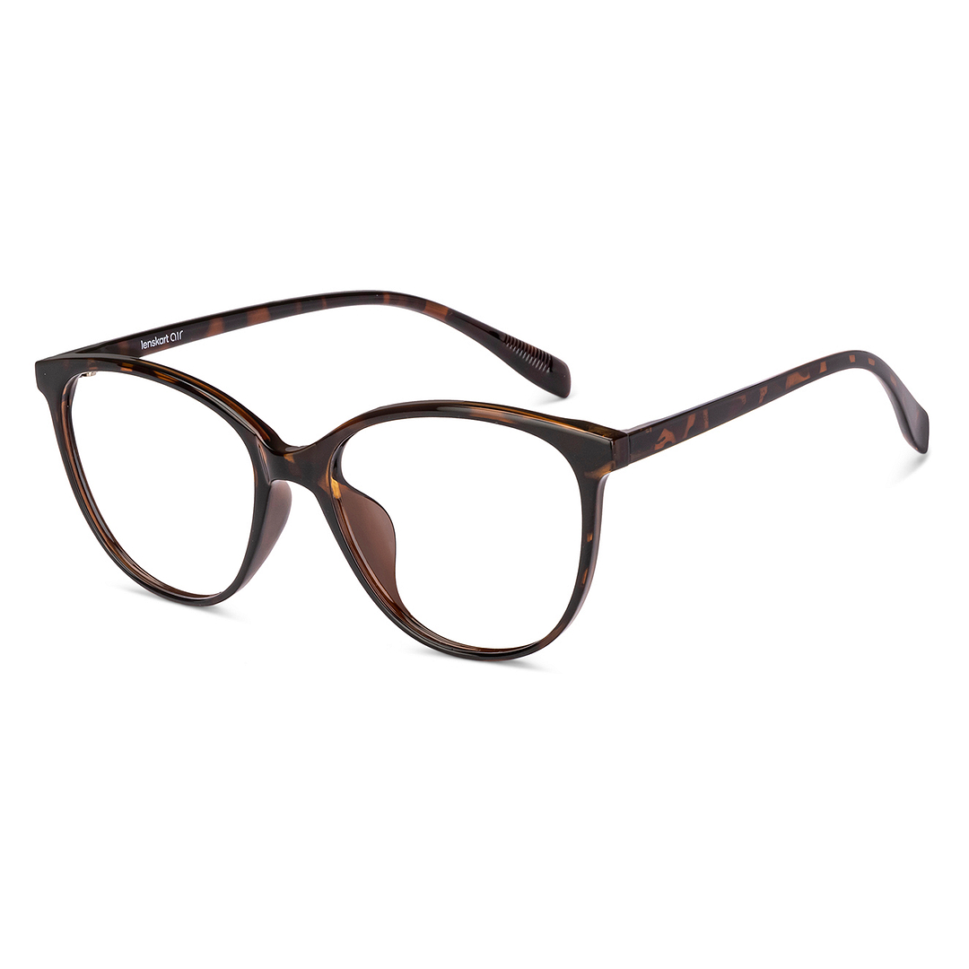 Lenskart Air Tortoise Full Rim Cat Eye right side