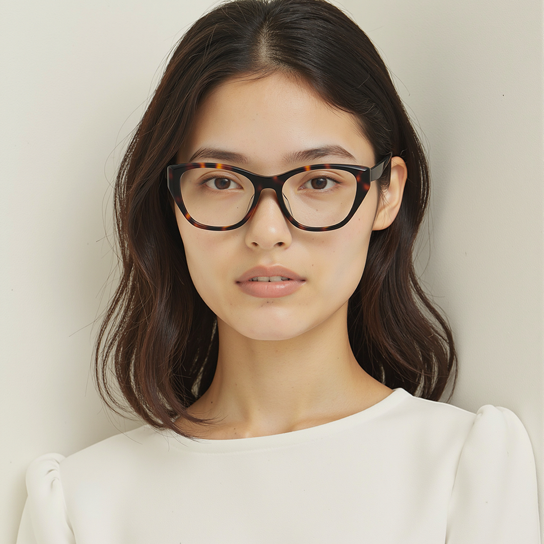 Lenskart Tortoise Full Rim Cat Eye left side
