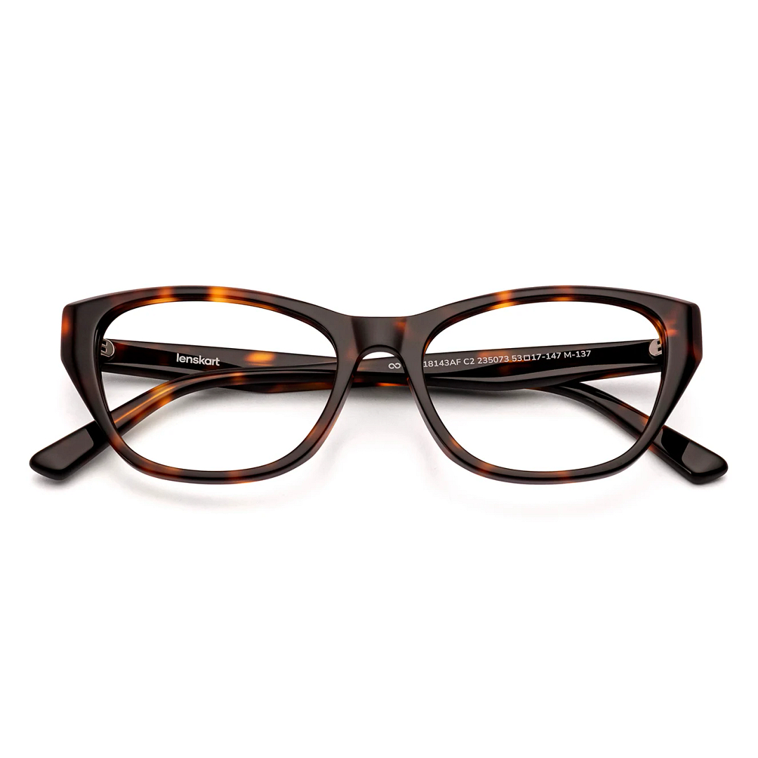 Lenskart Tortoise Full Rim Cat Eye left side