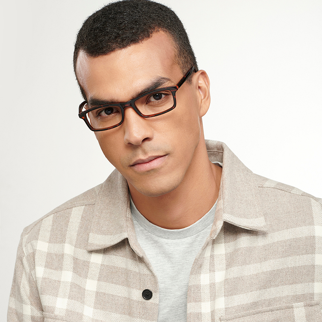 LENSKART BLU READERS Demi Turquoise Full Rim Rectangle LENSKART BLU READERS LR E11058 Only for 1 Prefitted Powers right side