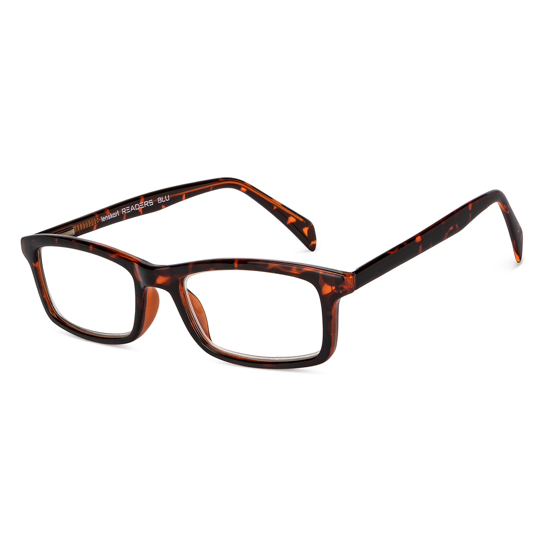LENSKART BLU READERS Demi Turquoise Full Rim Rectangle LENSKART BLU READERS LR E11058 Only for 1 Prefitted Powers right side
