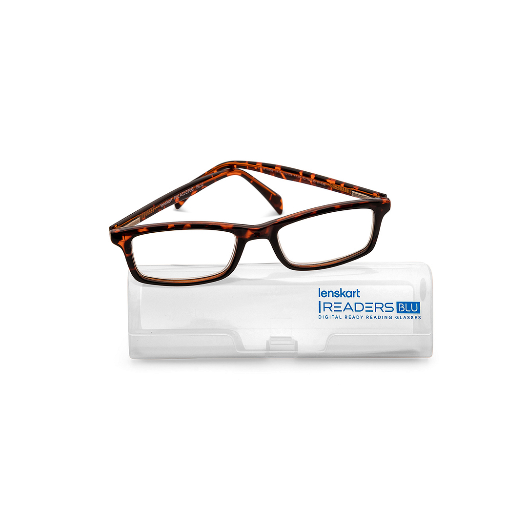 LENSKART BLU READERS Demi Turquoise Full Rim Rectangle LENSKART BLU READERS LR E11058 Only for 2 Prefitted Powers right side