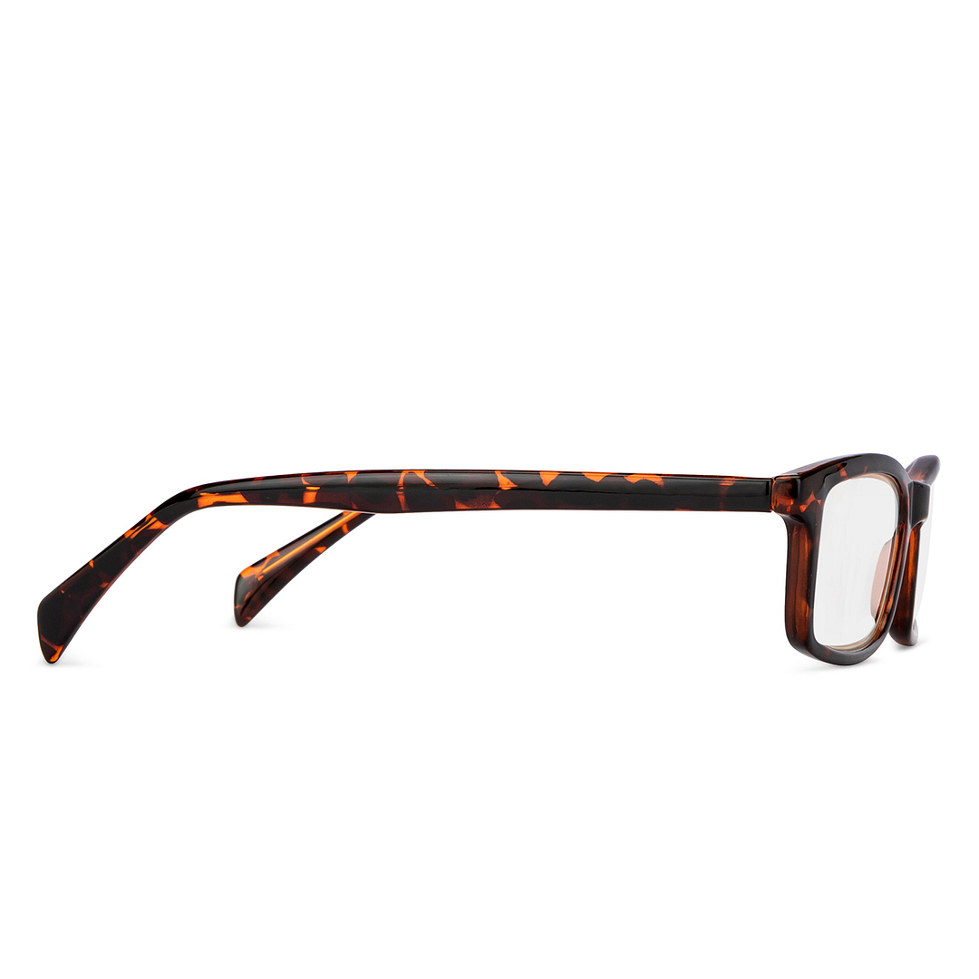 LENSKART BLU READERS Demi Turquoise Full Rim Rectangle LENSKART BLU READERS LR E11058 Only for 2 5 Prefitted Powers left side