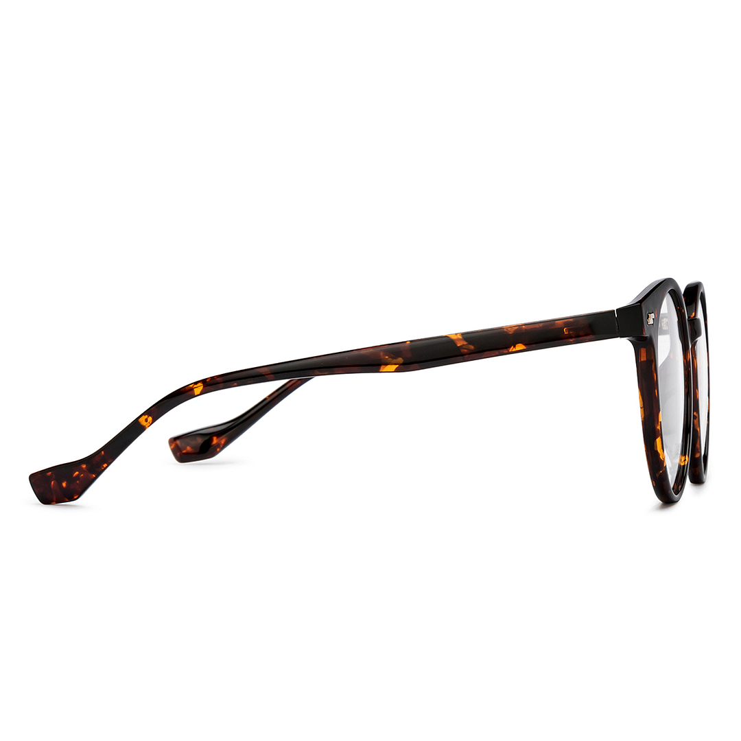Lenskart Air Tortoise Full Rim Round left side