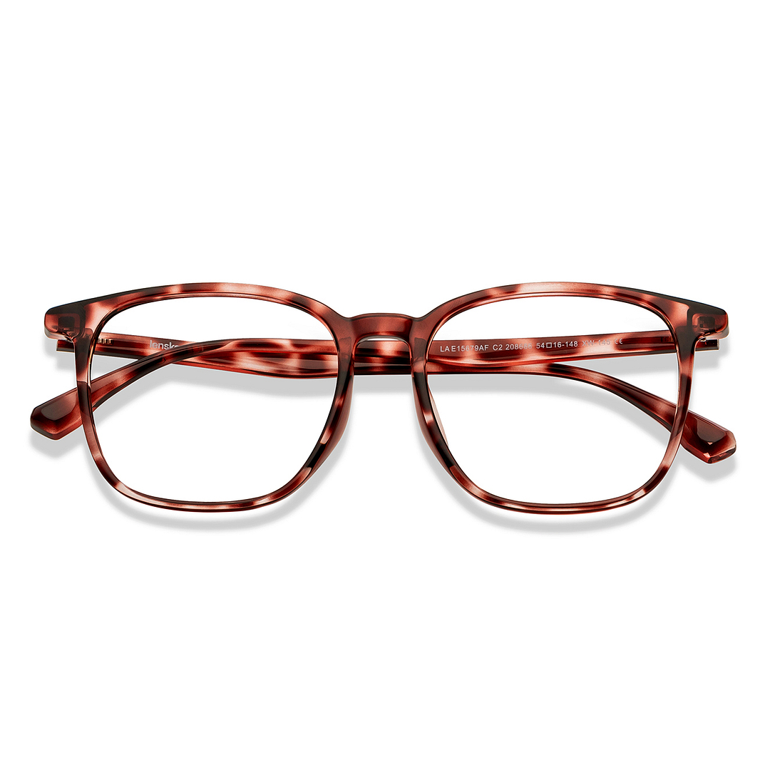 Lenskart Air Tortoise Full Rim Square left side