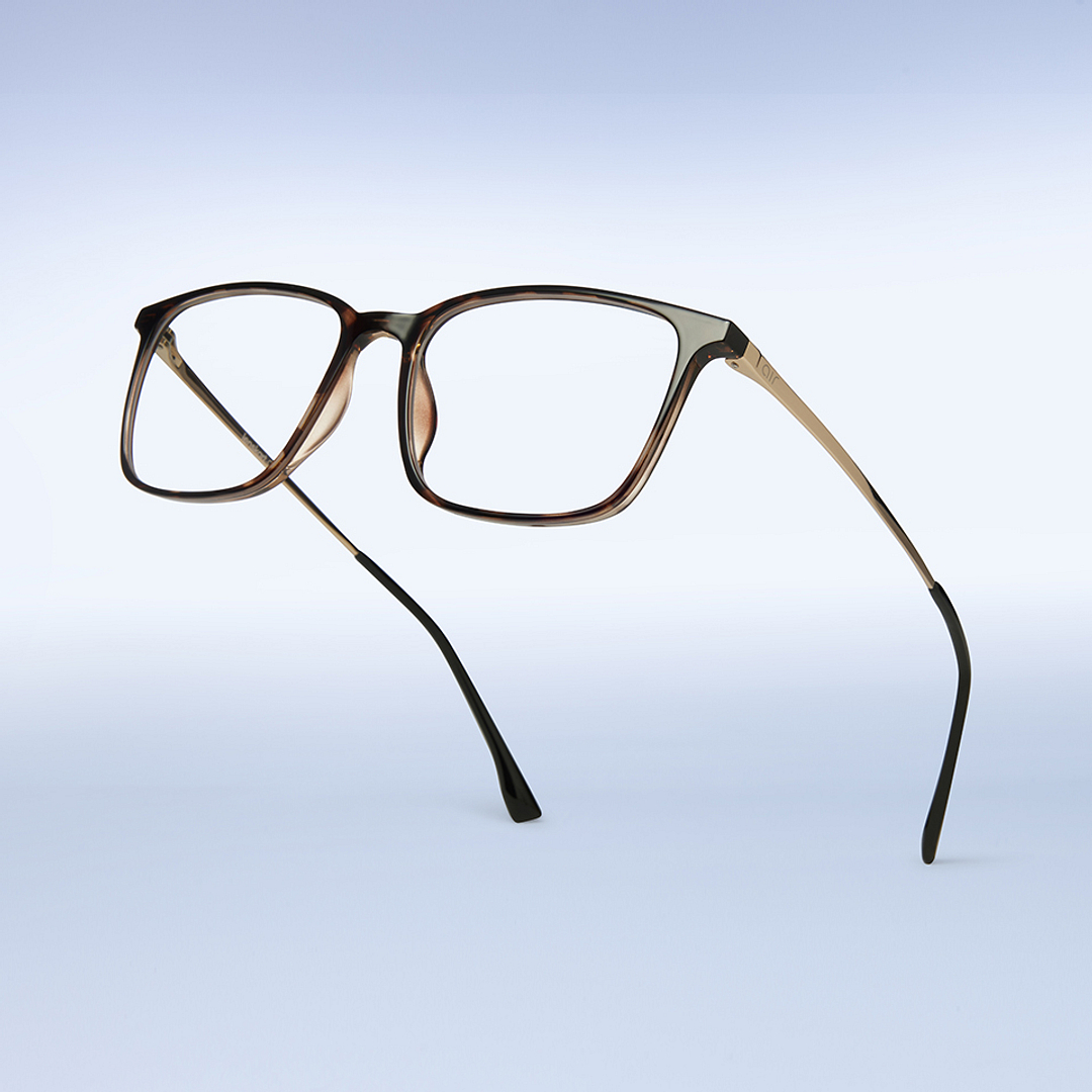 Lenskart Air Tortoise Full Rim Square left side