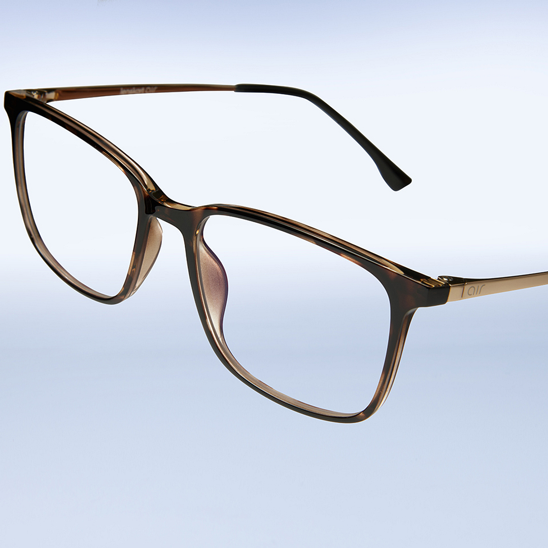 Lenskart Air Tortoise Full Rim Square right side