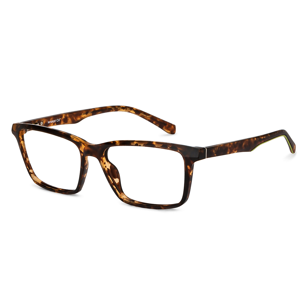 Lenskart Air Online Tortoise Full Rim Rectangle right side