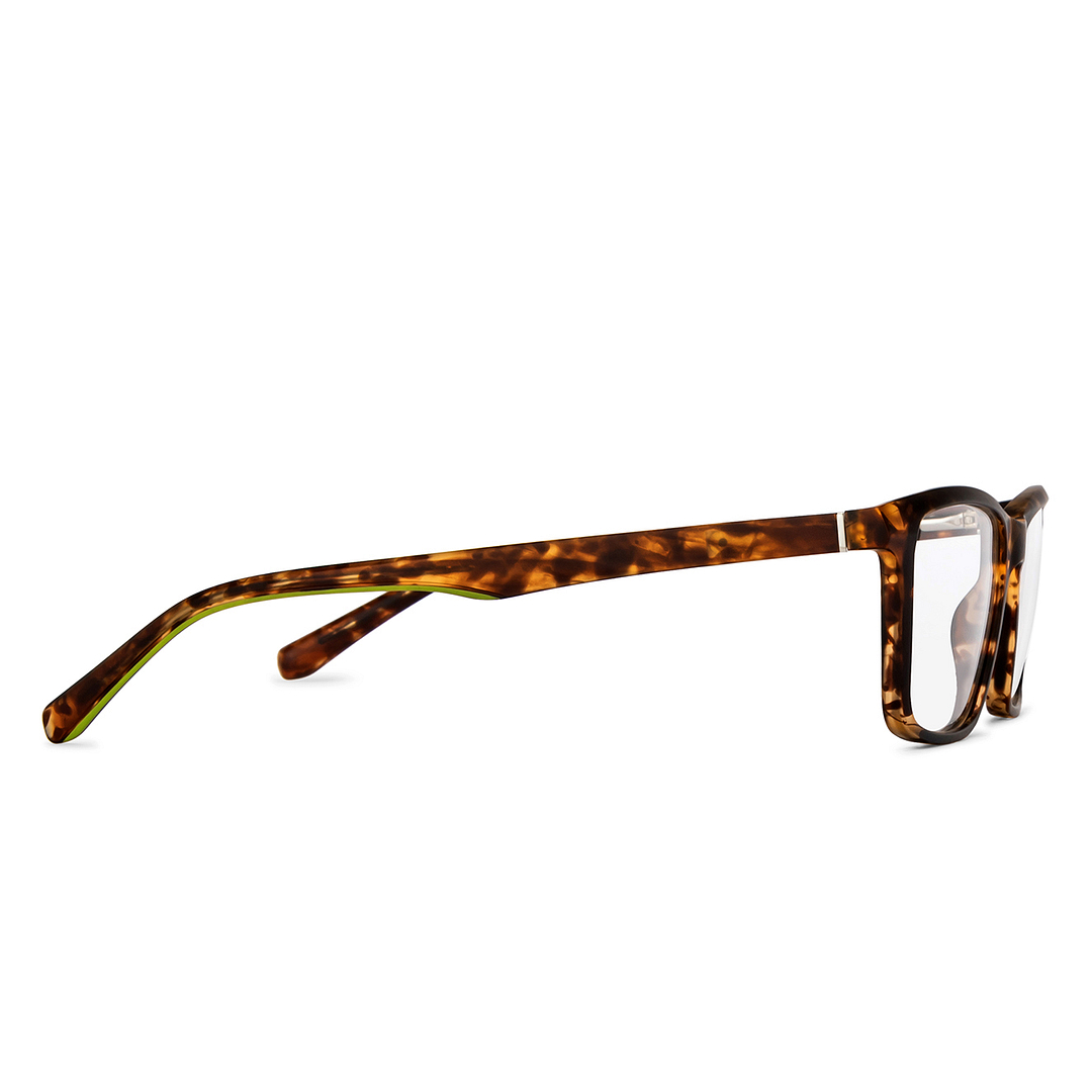Lenskart Air Online Tortoise Full Rim Rectangle left side