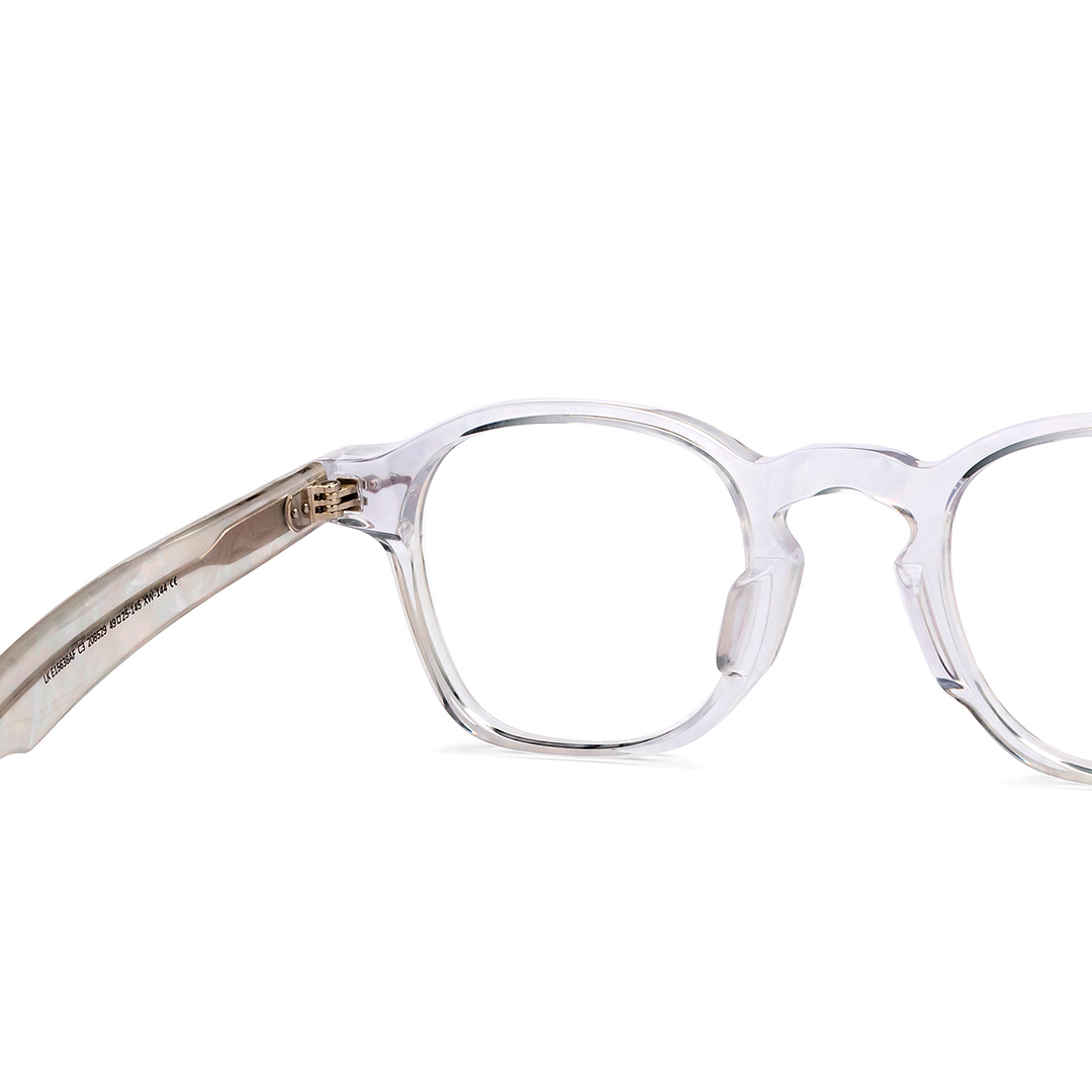 Lenskart Tortoise Transparent Full Rim Cat Eye right side