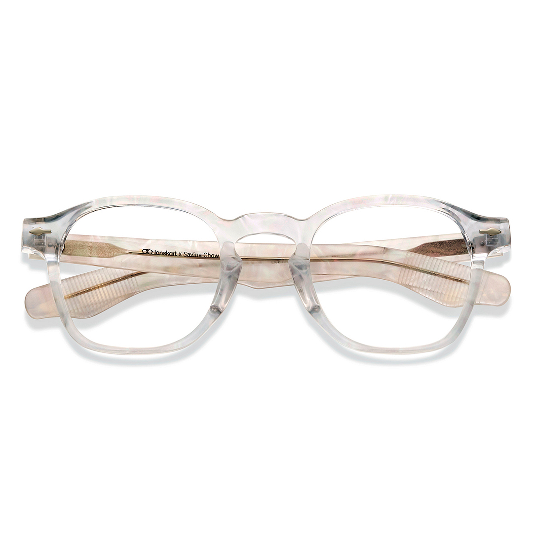 Lenskart Tortoise Transparent Full Rim Cat Eye left side
