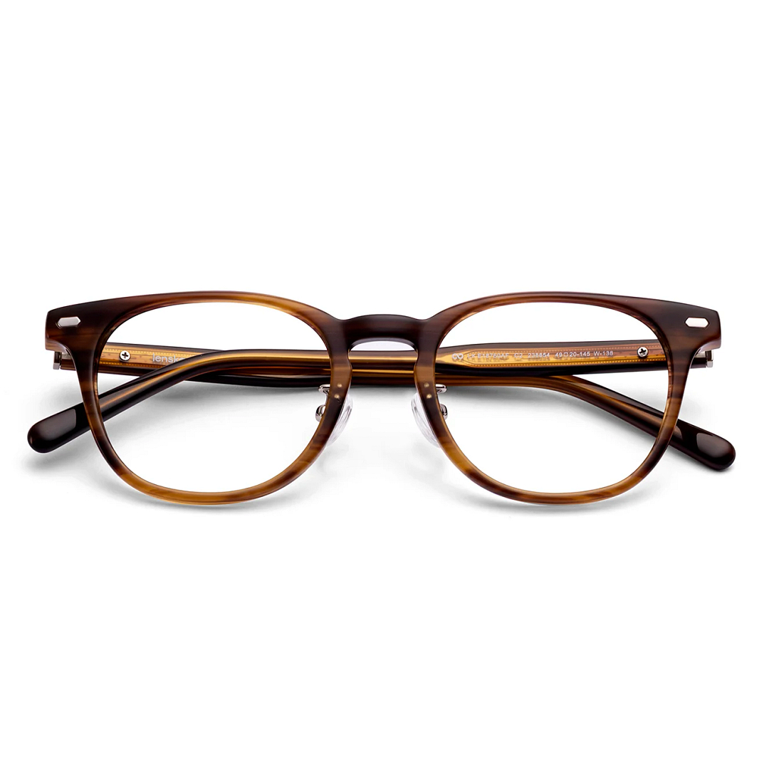 Lenskart Tortoise Full Rim Round left side