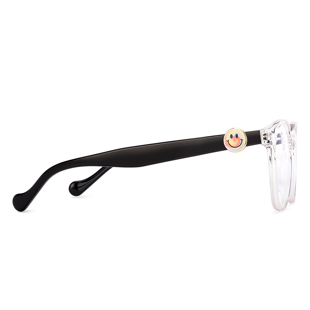 Lenskart Crystal Transparent Full Rim Round right side