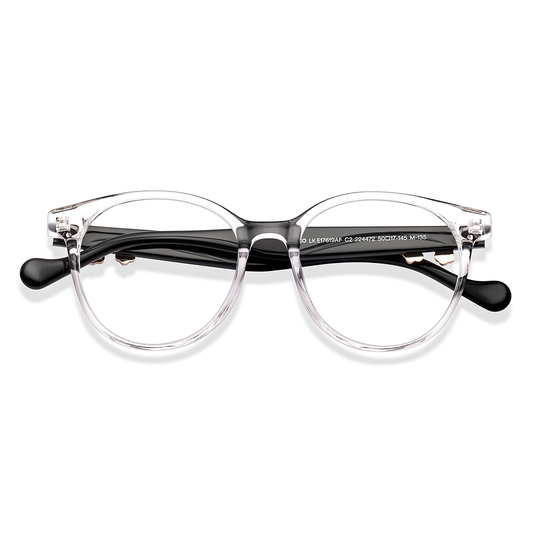 Lenskart Crystal Transparent Full Rim Round right side