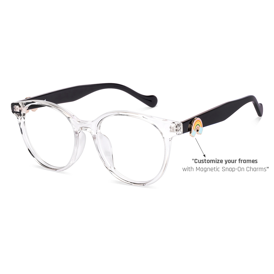 Lenskart Crystal Transparent Full Rim Round right side