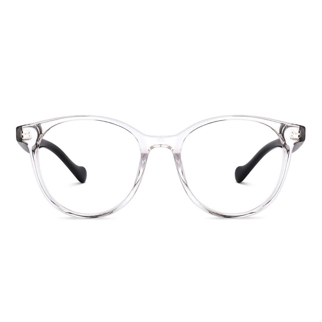 Lenskart Crystal Transparent Full Rim Round left side