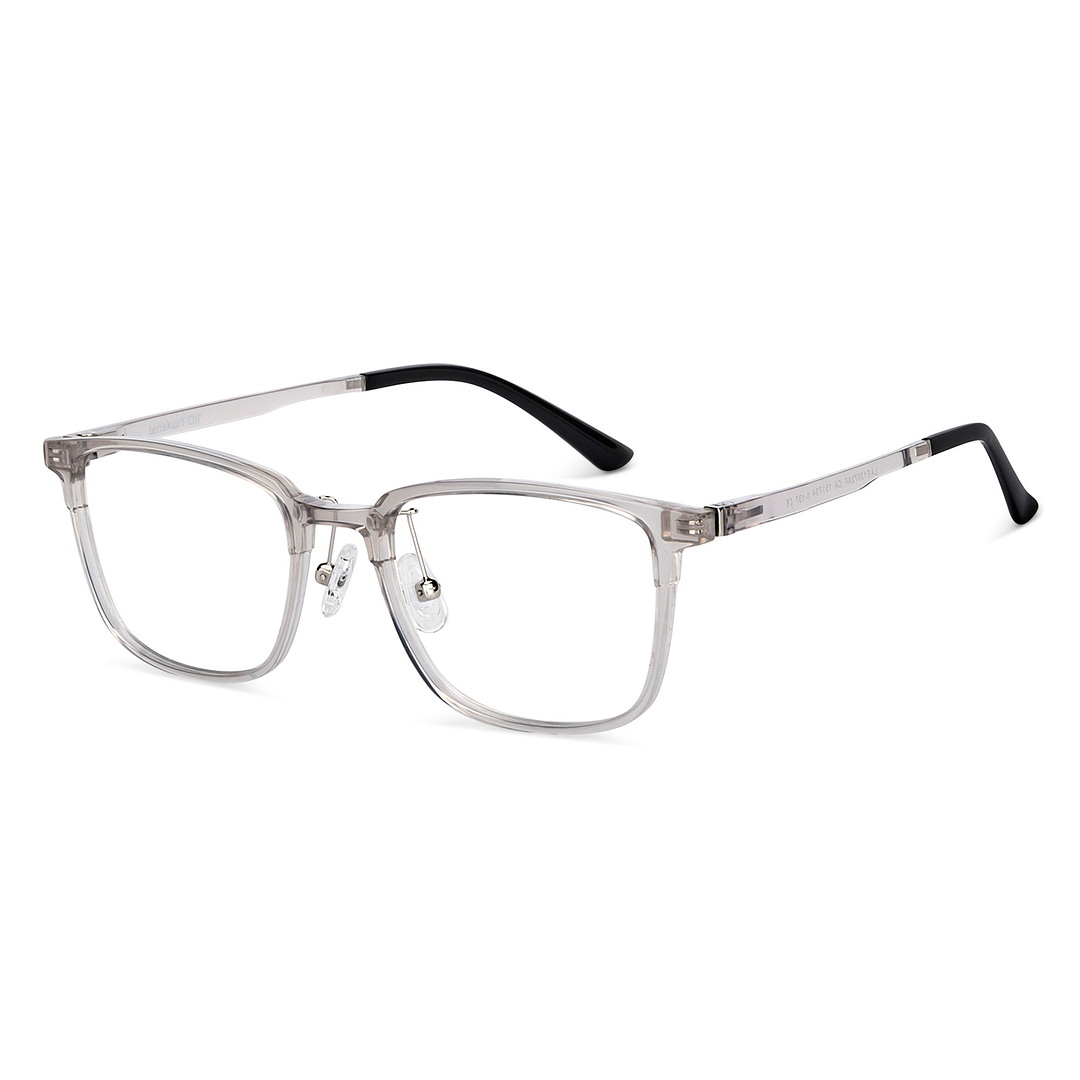 Lenskart Air Crystal Transparent Full Rim Square left side