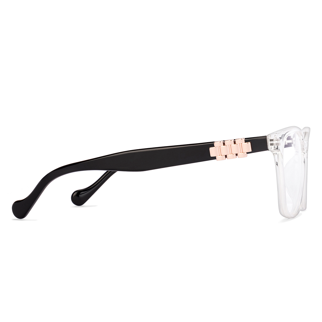 Lenskart Crystal Transparent Full Rim Square right side