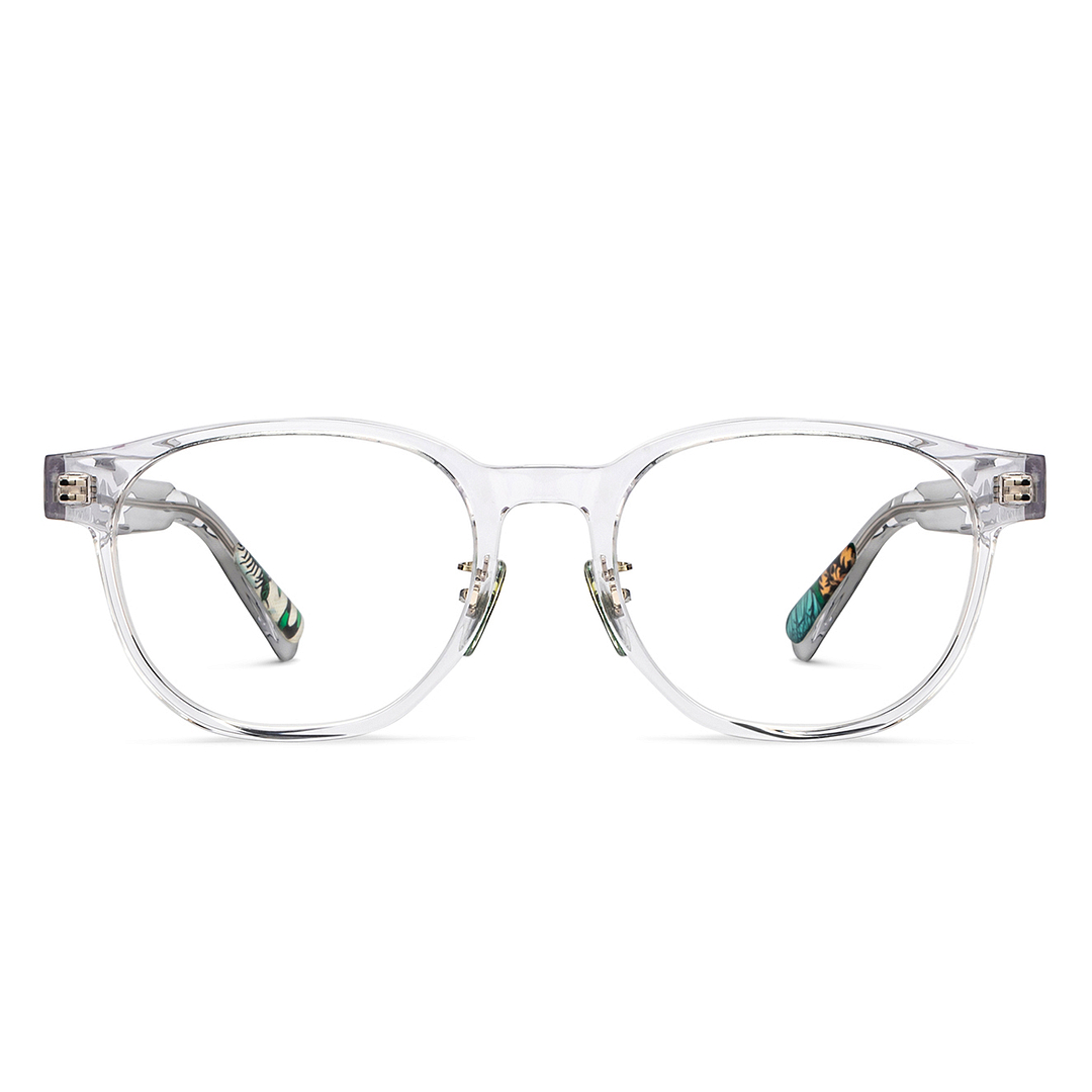 Lenskart Crystal Transparent Full Rim Round right side