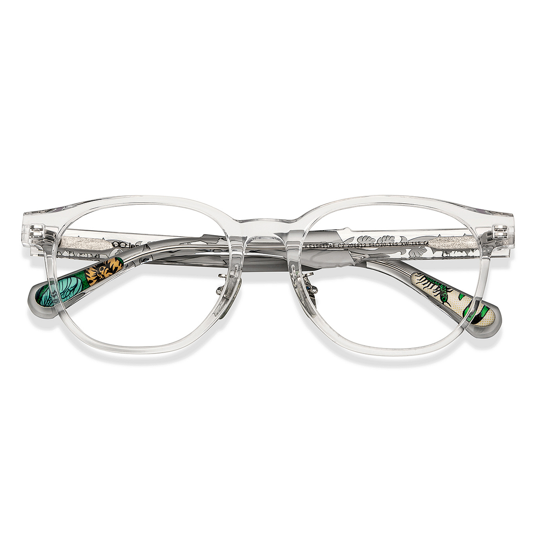 Lenskart Crystal Transparent Full Rim Round right side