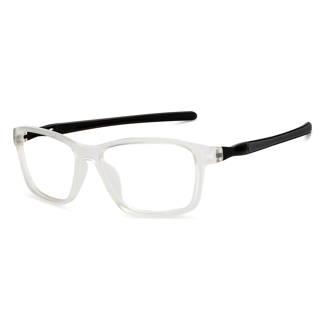 Lenskart Air Online Crystal Transparent Full Rim Square right side