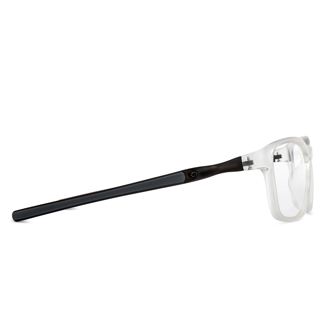 Lenskart Air Online Crystal Transparent Full Rim Square left side