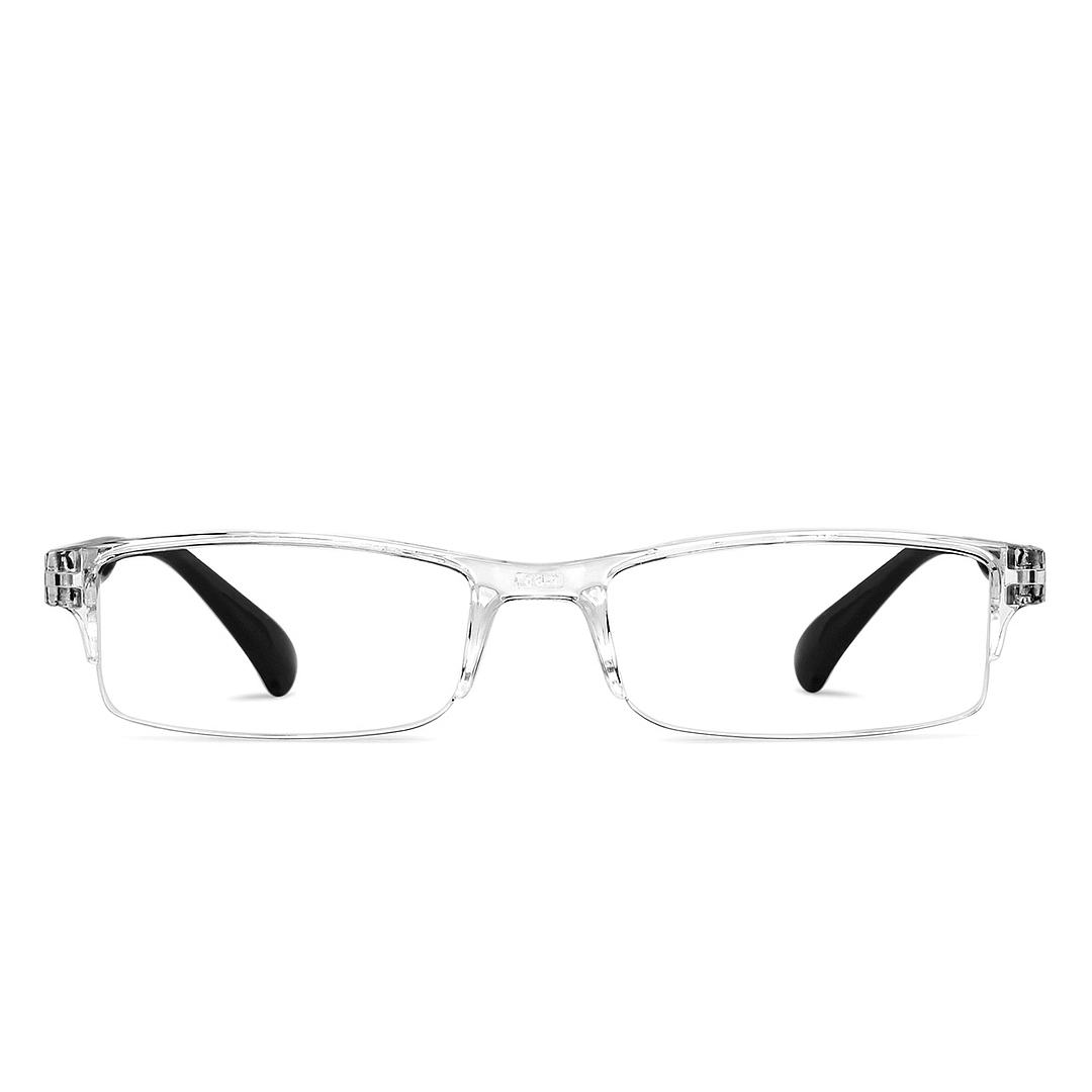 LENSKART BLU READERS Transparent Black Half Rim Rectangle LENSKART BLU READERS LR E13968 Only for 3 Prefitted Powers right side