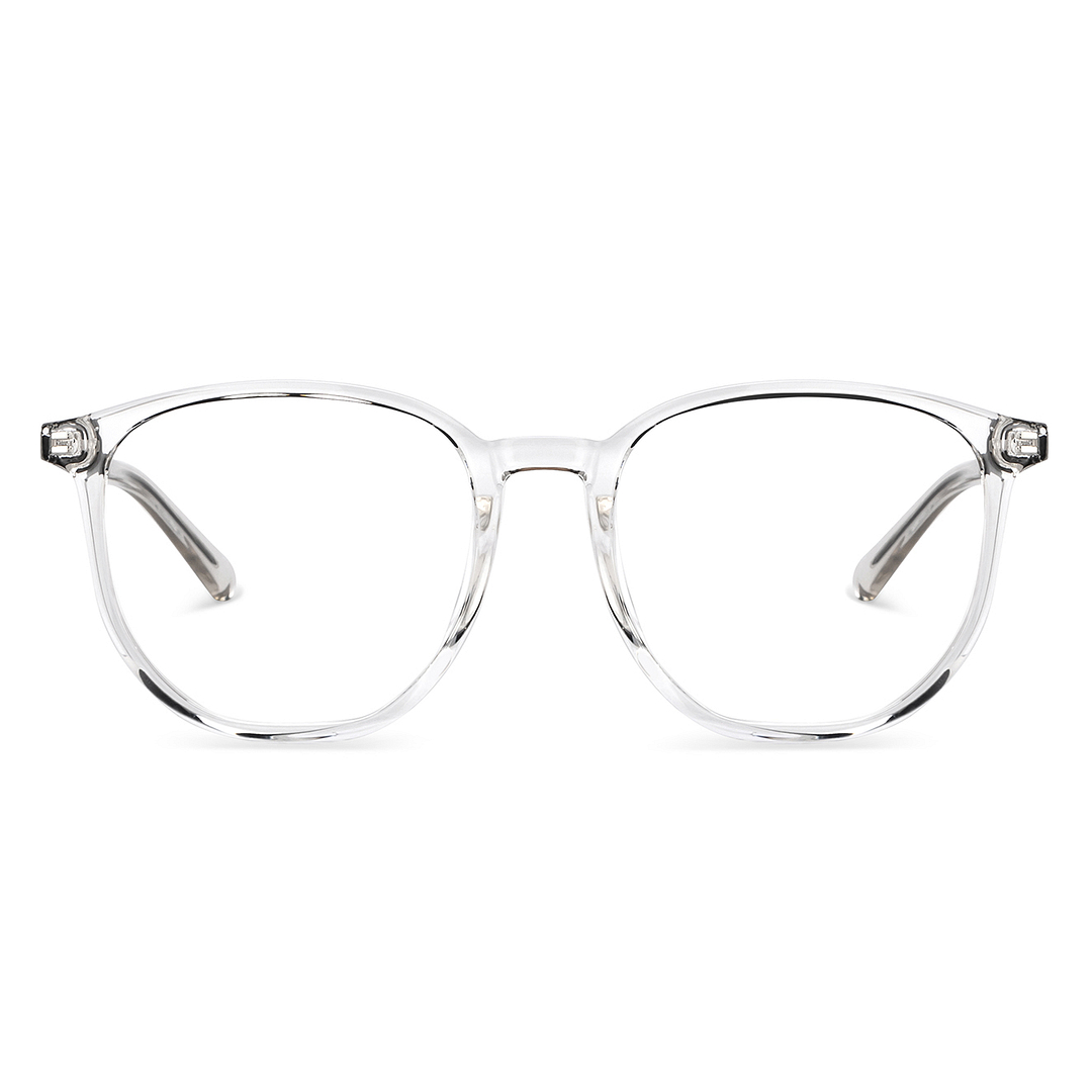 Lenskart Air Crystal Transparent Full Rim Round right side