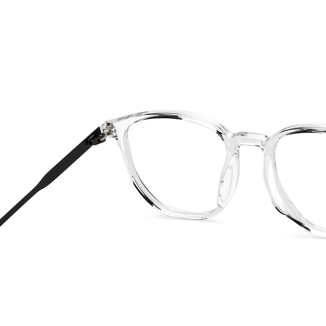 Lenskart Air Crystal Transparent Full Rim Round right side