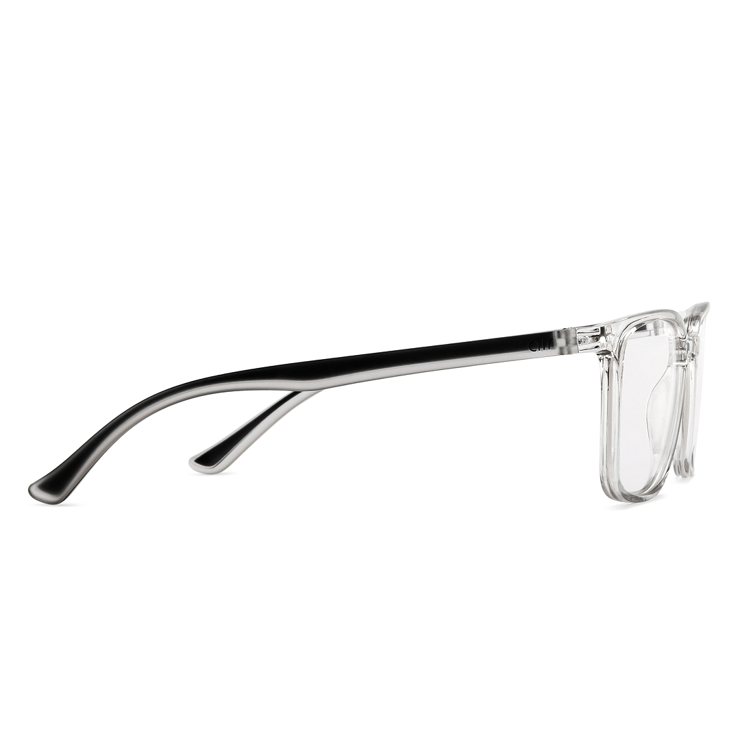 Lenskart Air Crystal Transparent Full Rim Square right side