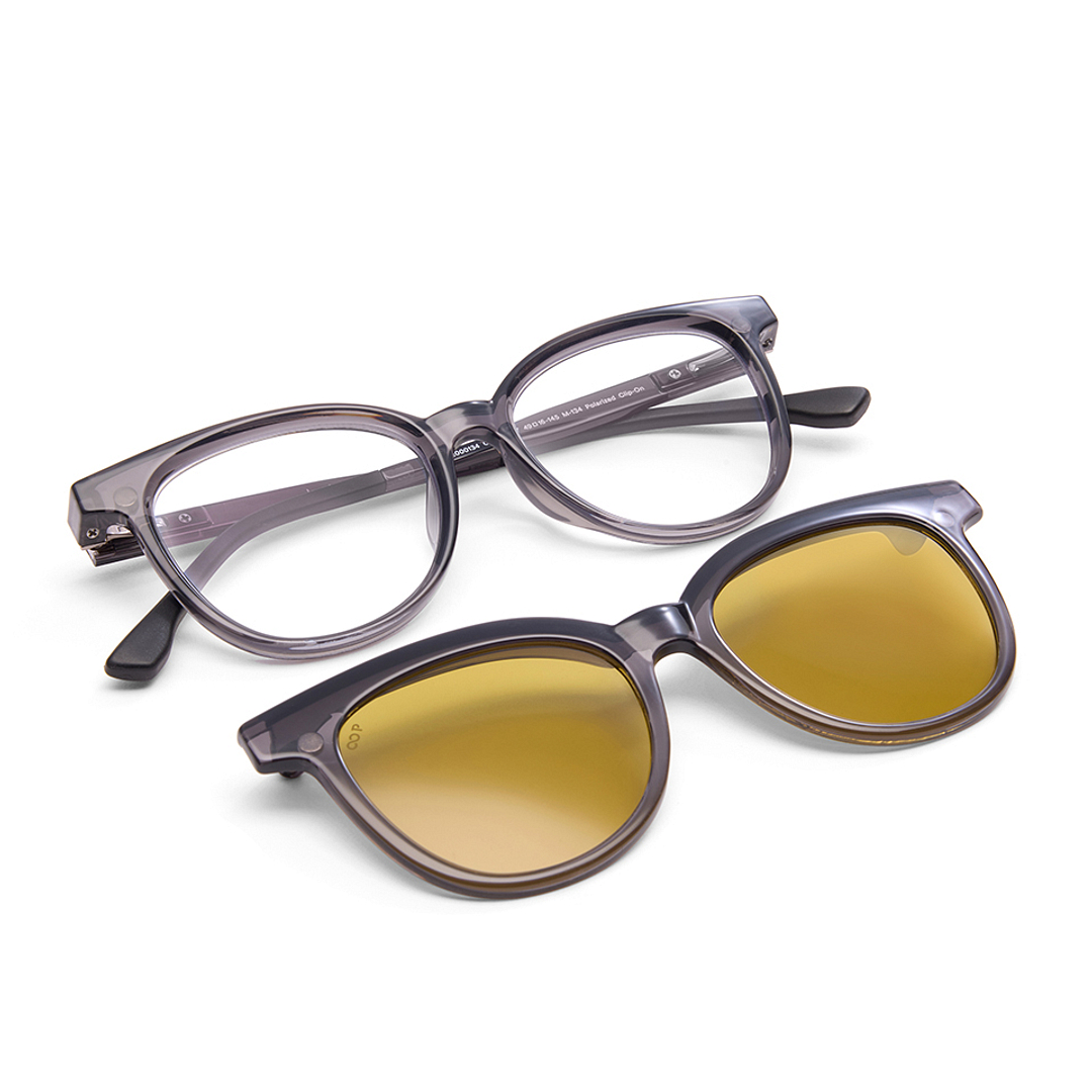 Lenskart Air Online Black Transparent Full Rim Round right side