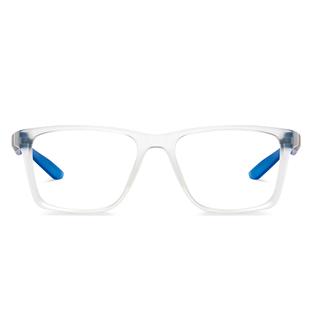 Lenskart Air Crystal Transparent Full Rim Square left side