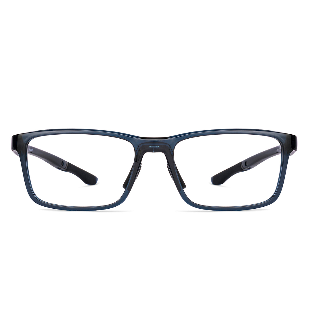 Lenskart Blue Transparent Full Rim Rectangle right side