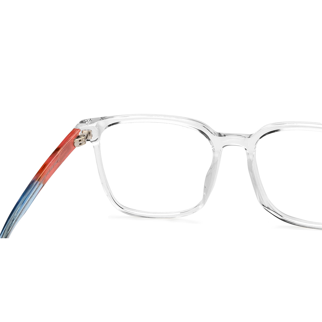Lenskart Crystal Transparent Full Rim Square right side