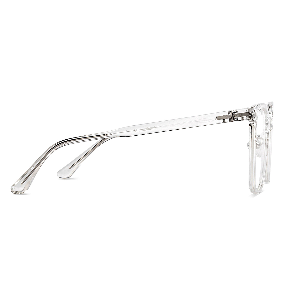 Lenskart Air Crystal Transparent Full Rim Square left side
