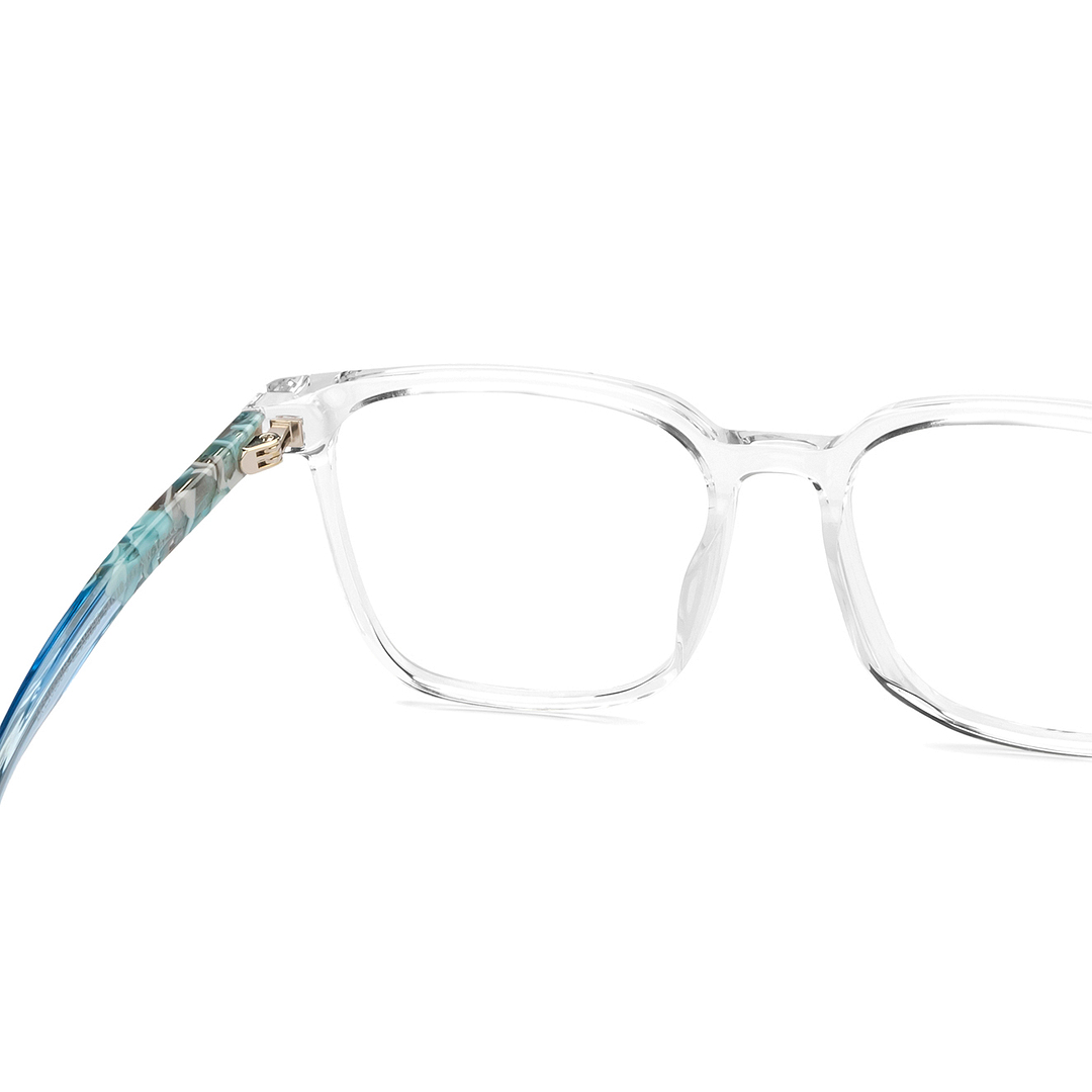 Lenskart Crystal Transparent Full Rim Square right side