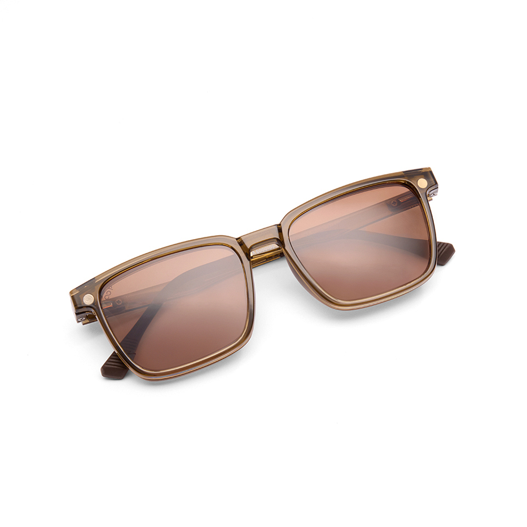 Lenskart Air Online Brown Transparent Full Rim Square right side