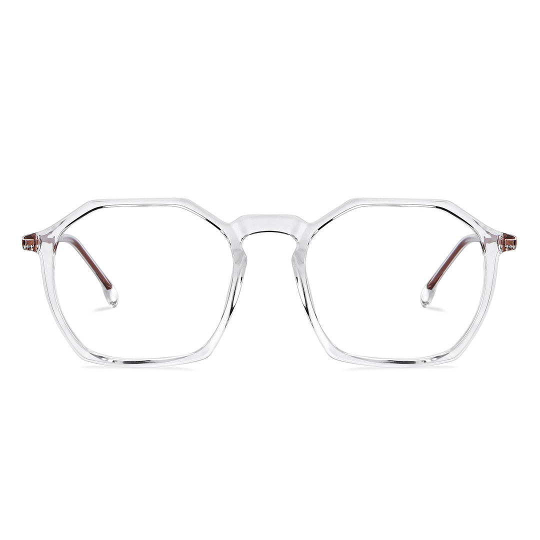 Lenskart Air Online Crystal Transparent Full Rim Geometric left side