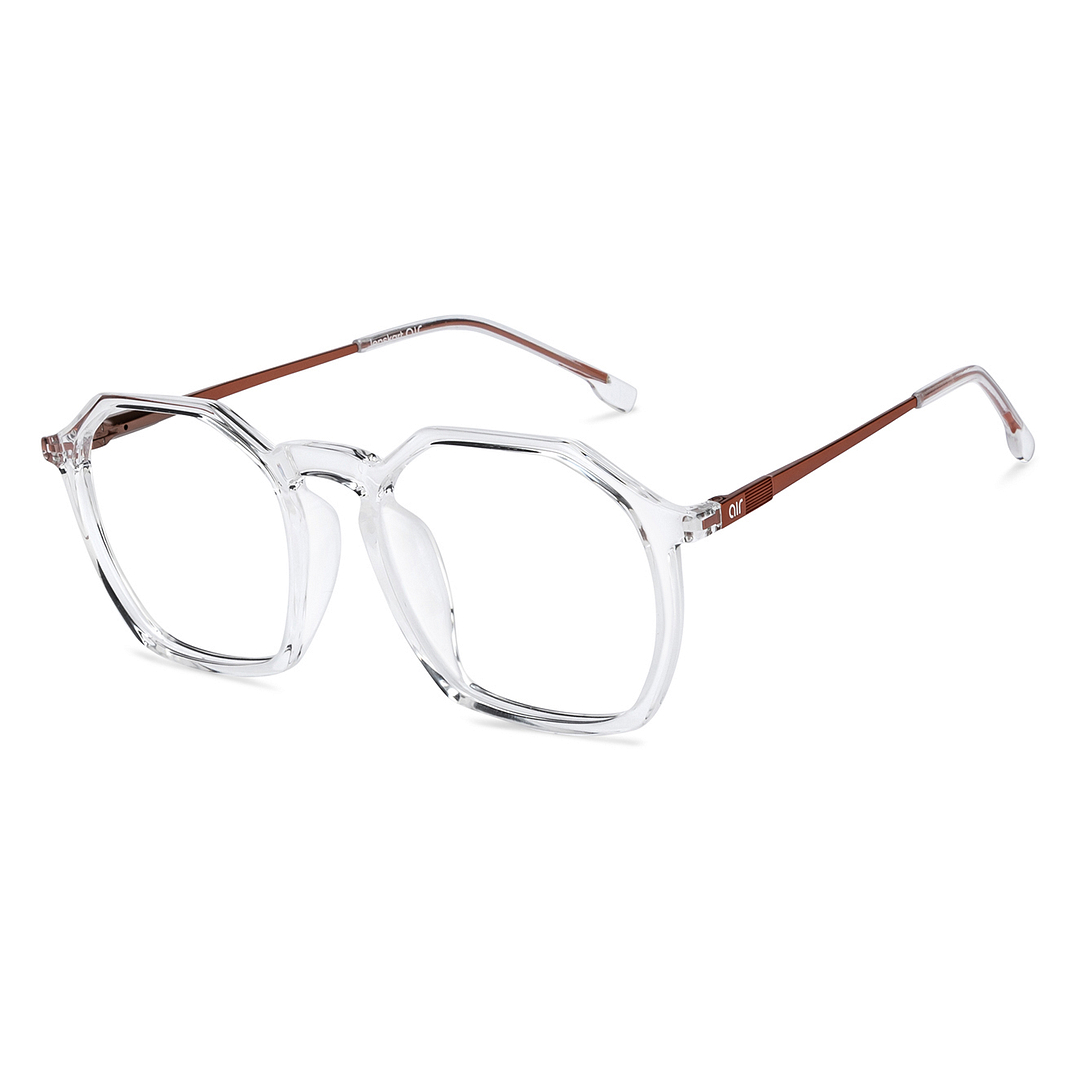 Lenskart Air Online Crystal Transparent Full Rim Geometric right side
