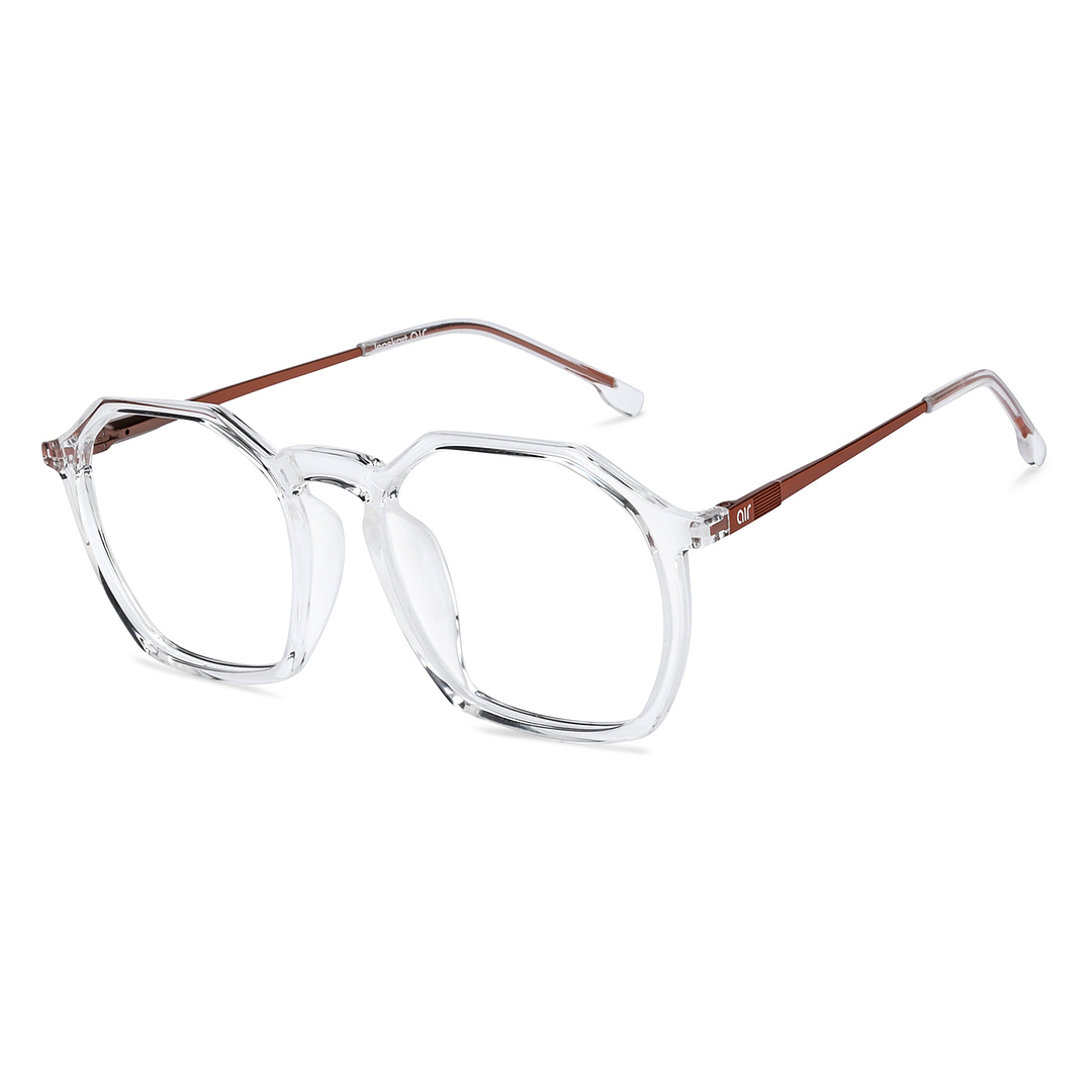 Lenskart Air Online Crystal Transparent Full Rim Geometric right side