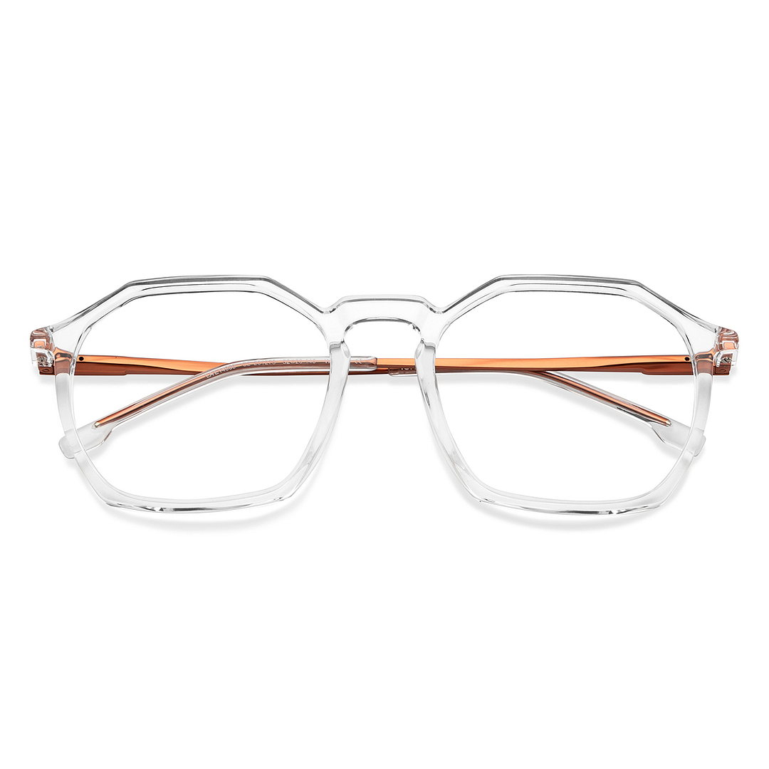 Lenskart Air Online Crystal Transparent Full Rim Geometric left side