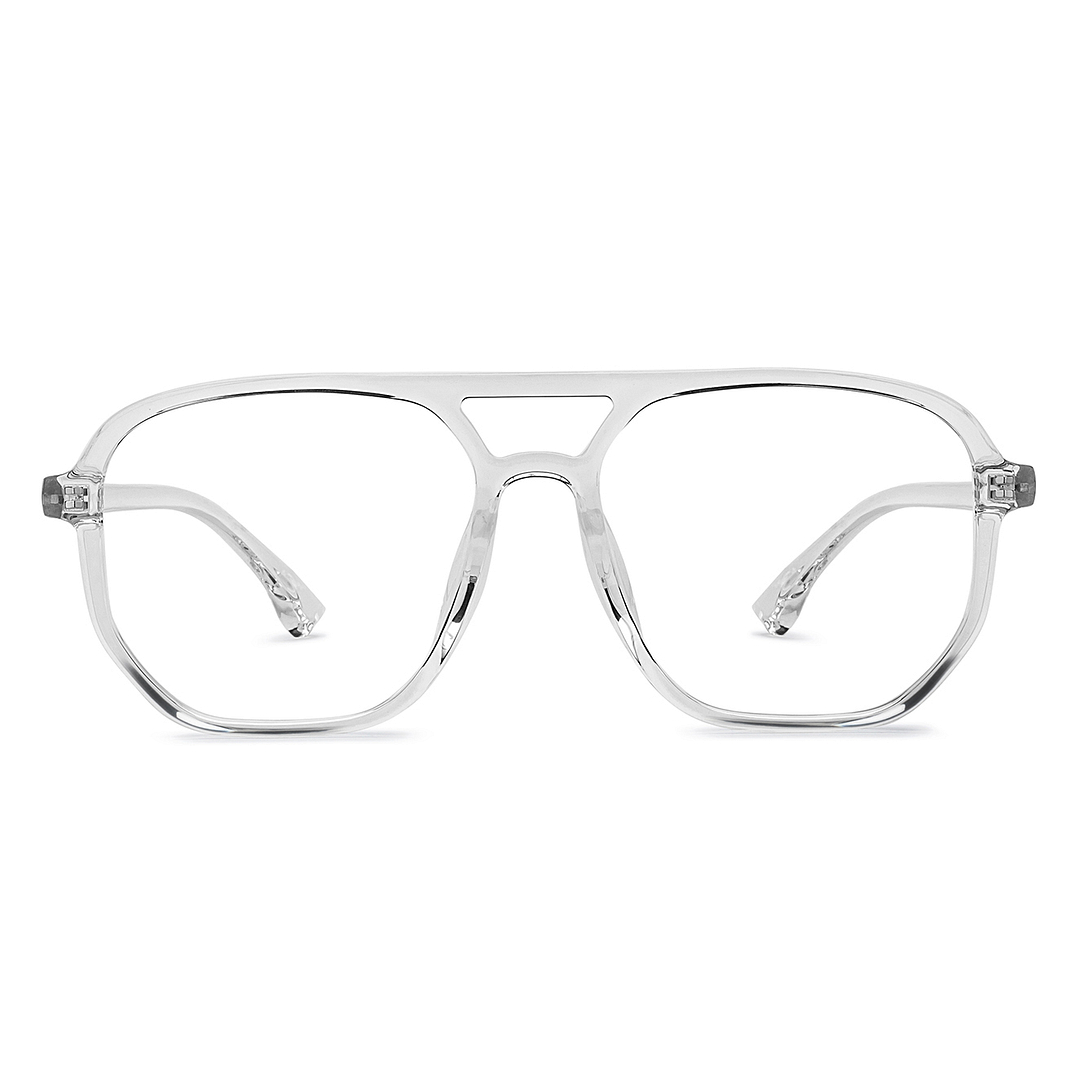 Lenskart Air Crystal Transparent Full Rim Aviator right side