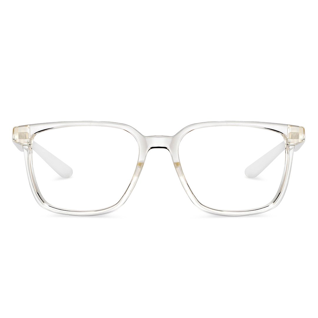 Lenskart Air Crystal Transparent Full Rim Square left side